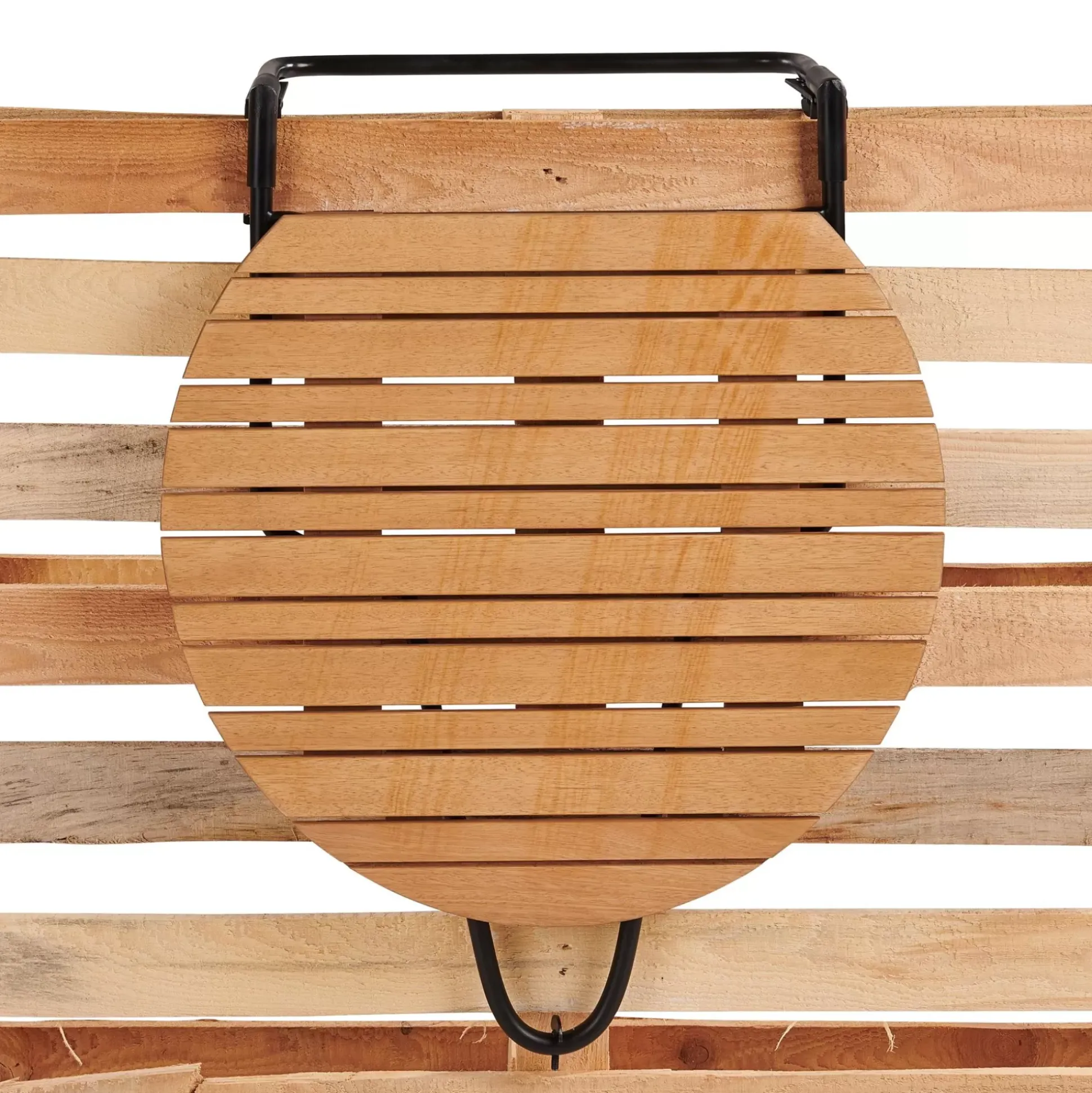 Conjuntos Para Balcon<CASA Rava Mesa Plegable Mesa P/Balcon Natural