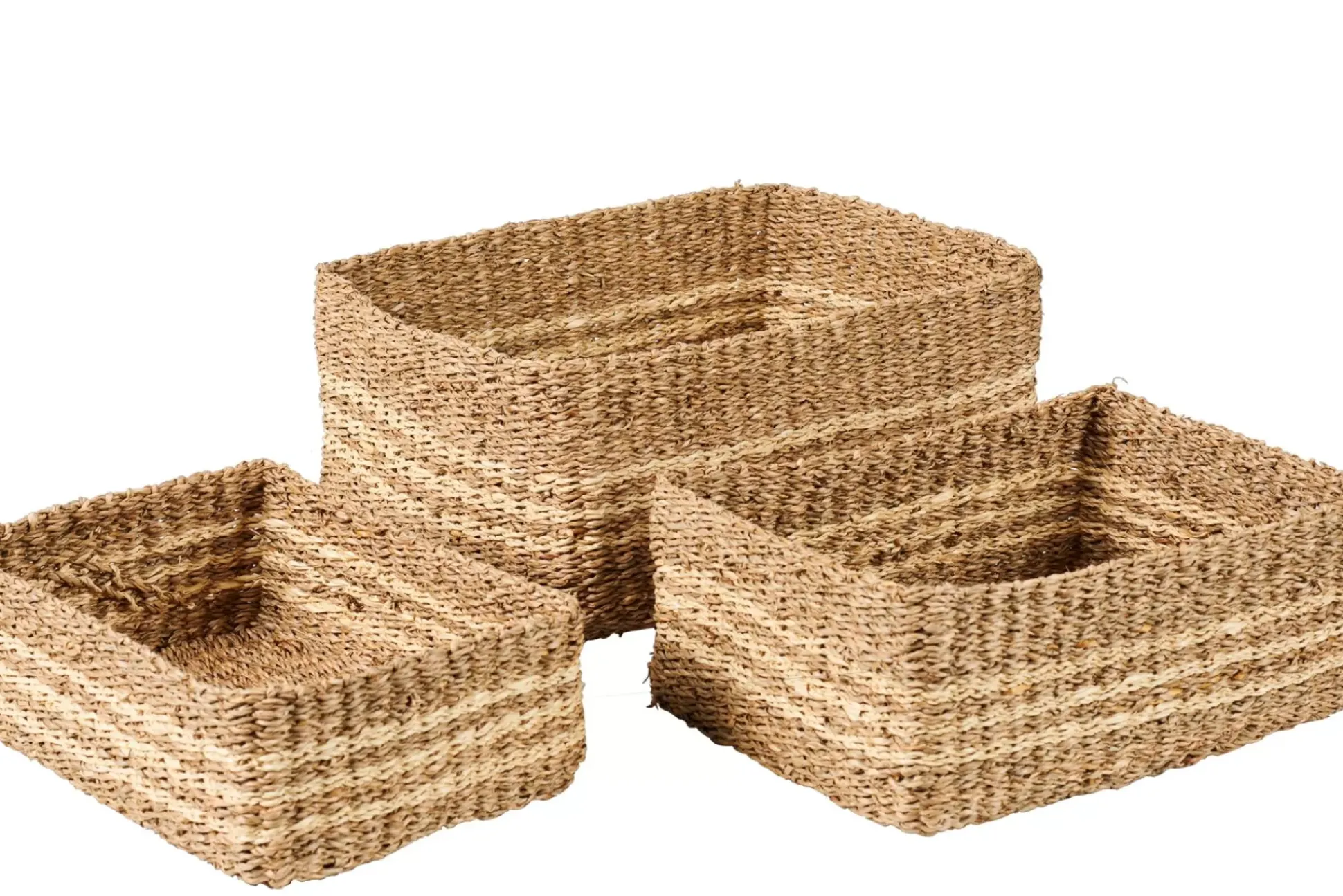 Cestas De Cajonera<CASA Rayas Cesta M Natural