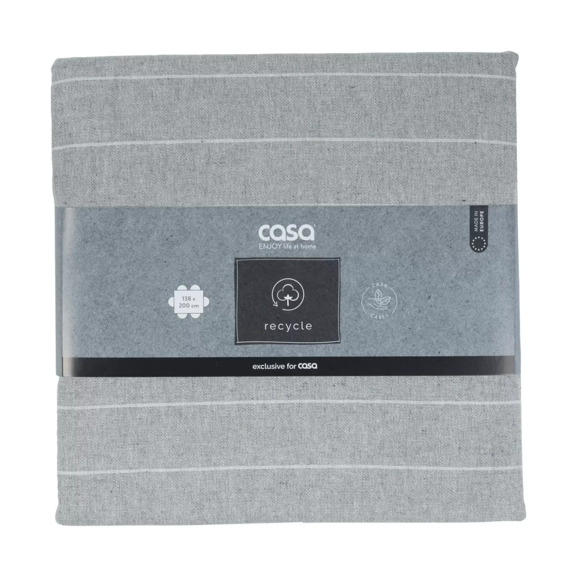 Manteles<CASA Recycle Mantel Gris