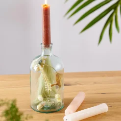 Floreros<CASA Retro Florero Botella Transparente