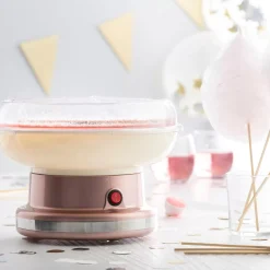 Equipamiento De Cocina<CASA Retro Fun Maquina De Algodon De Azucar Rosa