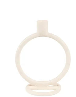 Candelabros<CASA Rings Candelabro Blanco