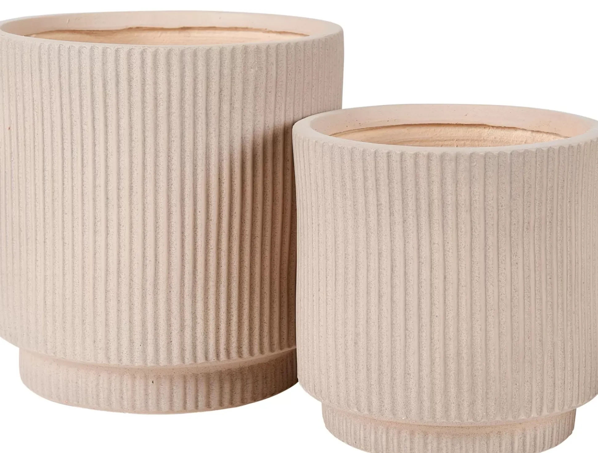 Maceteros De Jardín<CASA Roma Creme Macetero Crema