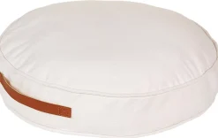 Pufs<CASA Rondi Cojin Colchon Blanco