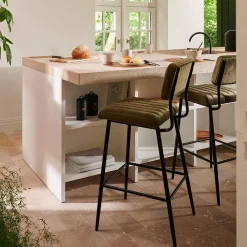 Sillas De Bar<CASA Roxy Silla De Bar Prof. Asiento: 44 Cm