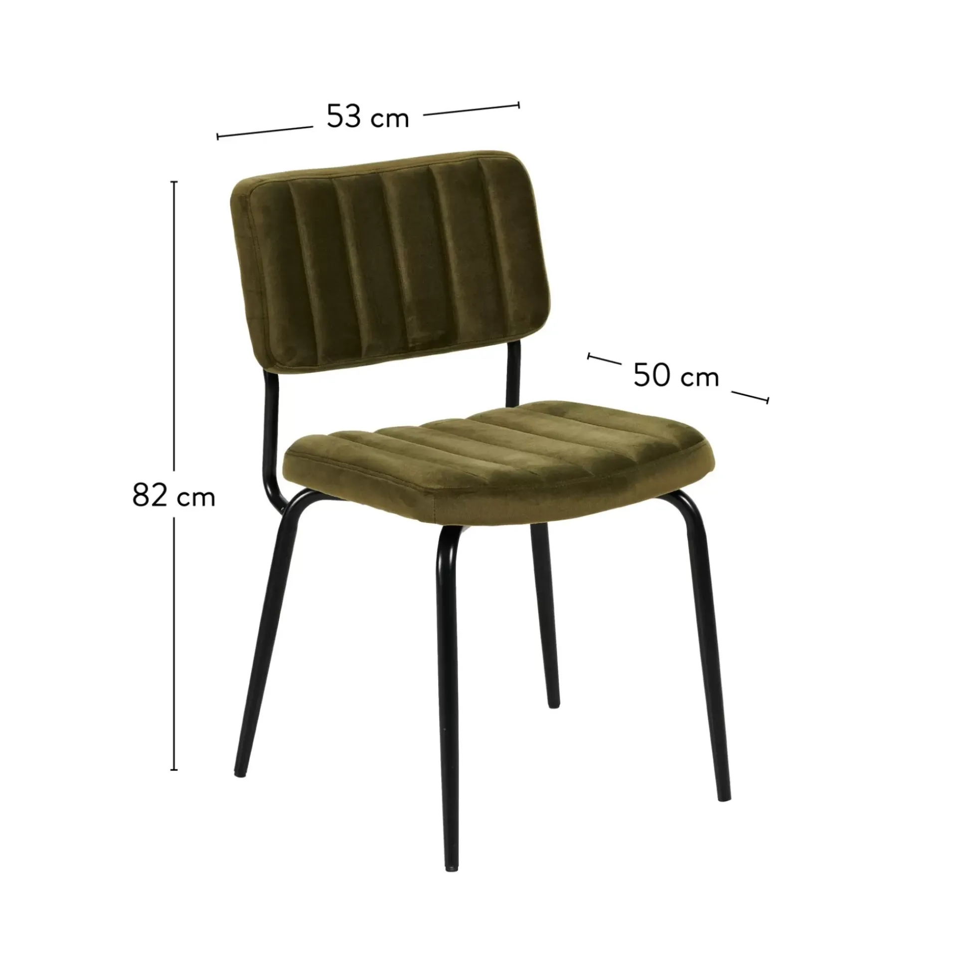 Sillas De Comedor<CASA Roxy Silla De Comedor Ancho Asiento: 46 Cm