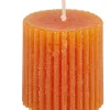 Velas<CASA Rustic Vela Estriada Marron