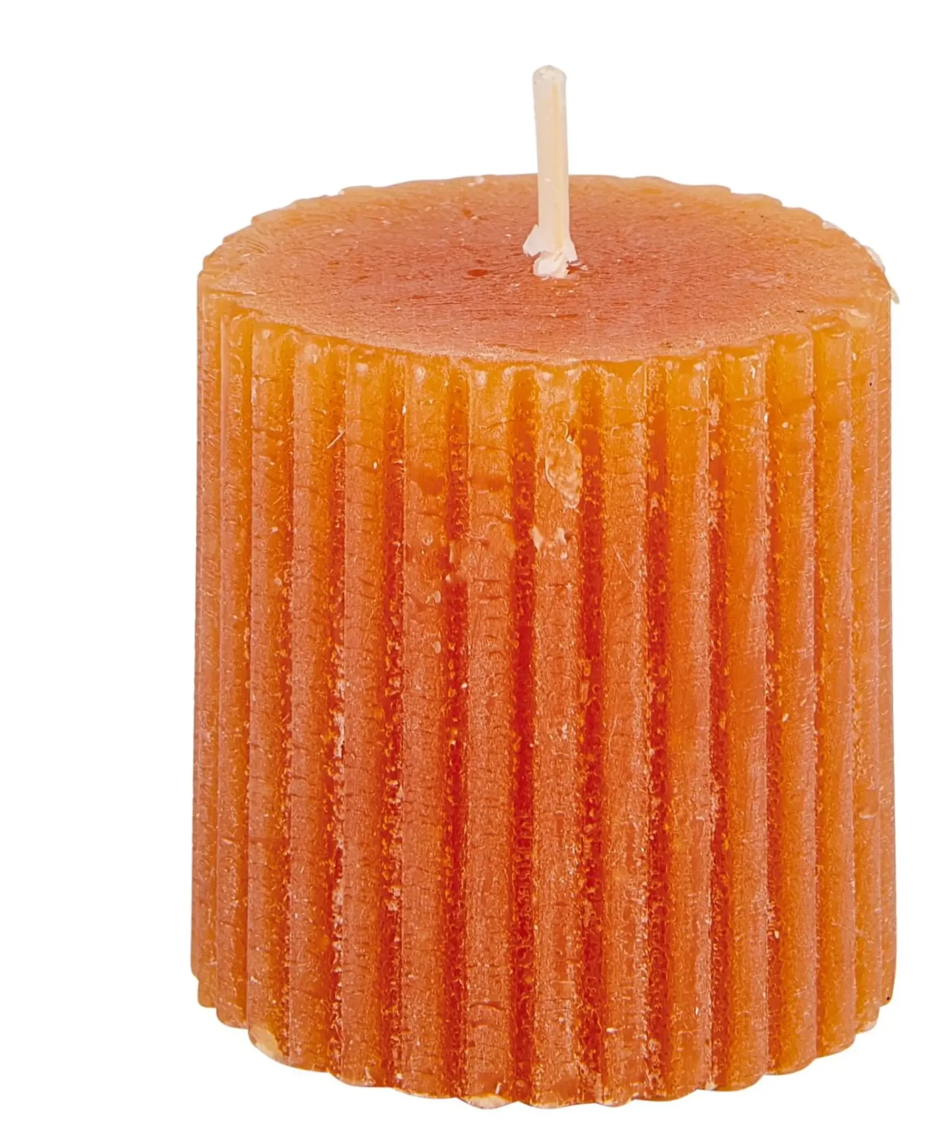 Velas<CASA Rustic Vela Estriada Marron