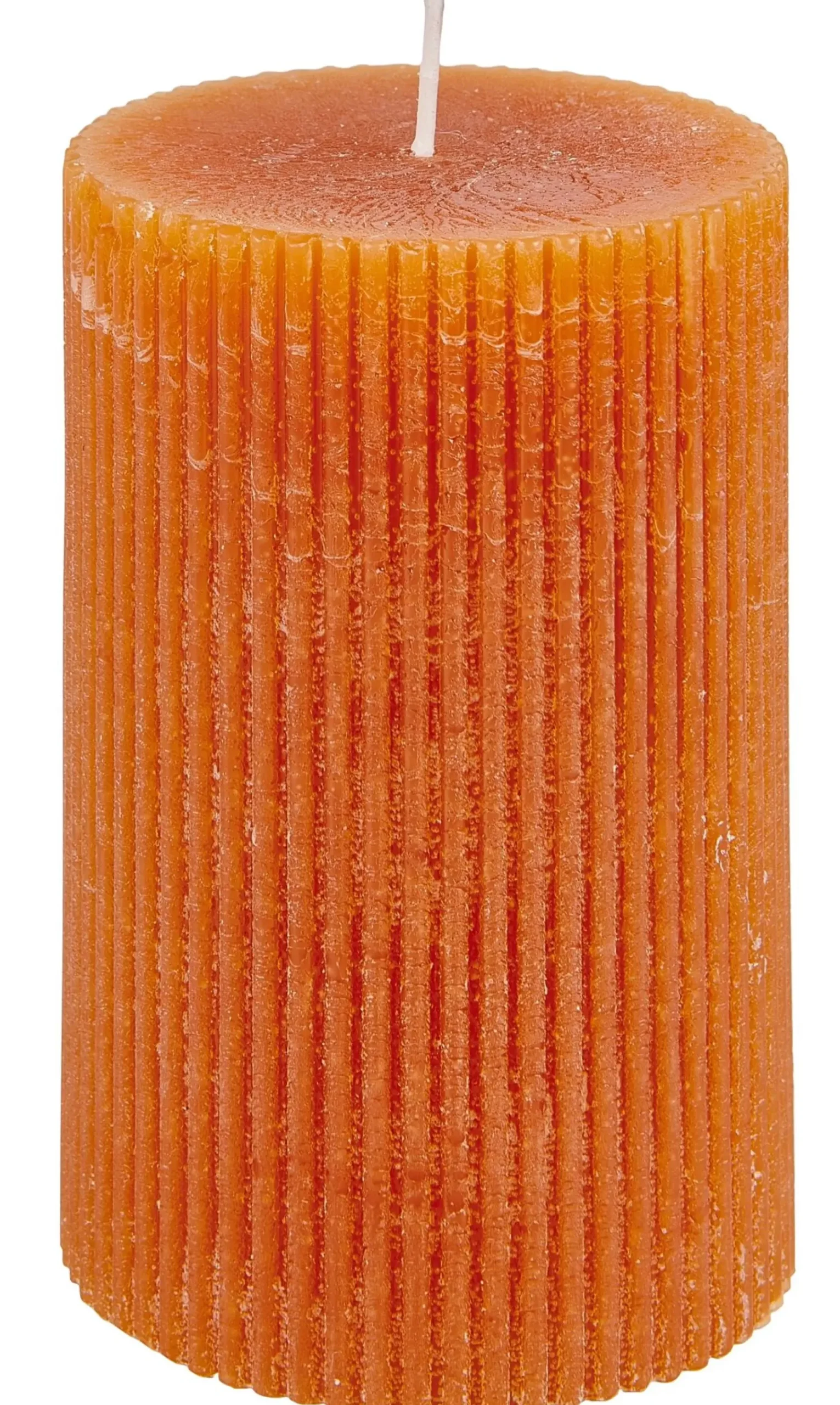 Velas<CASA Rustic Vela Estriada Marron