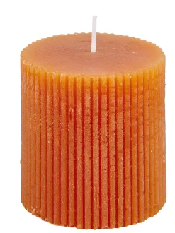 Velas<CASA Rustic Vela Estriada Marron