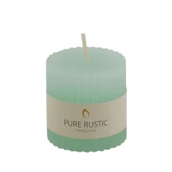 Velas<CASA Rustic Vela Estriada Menta