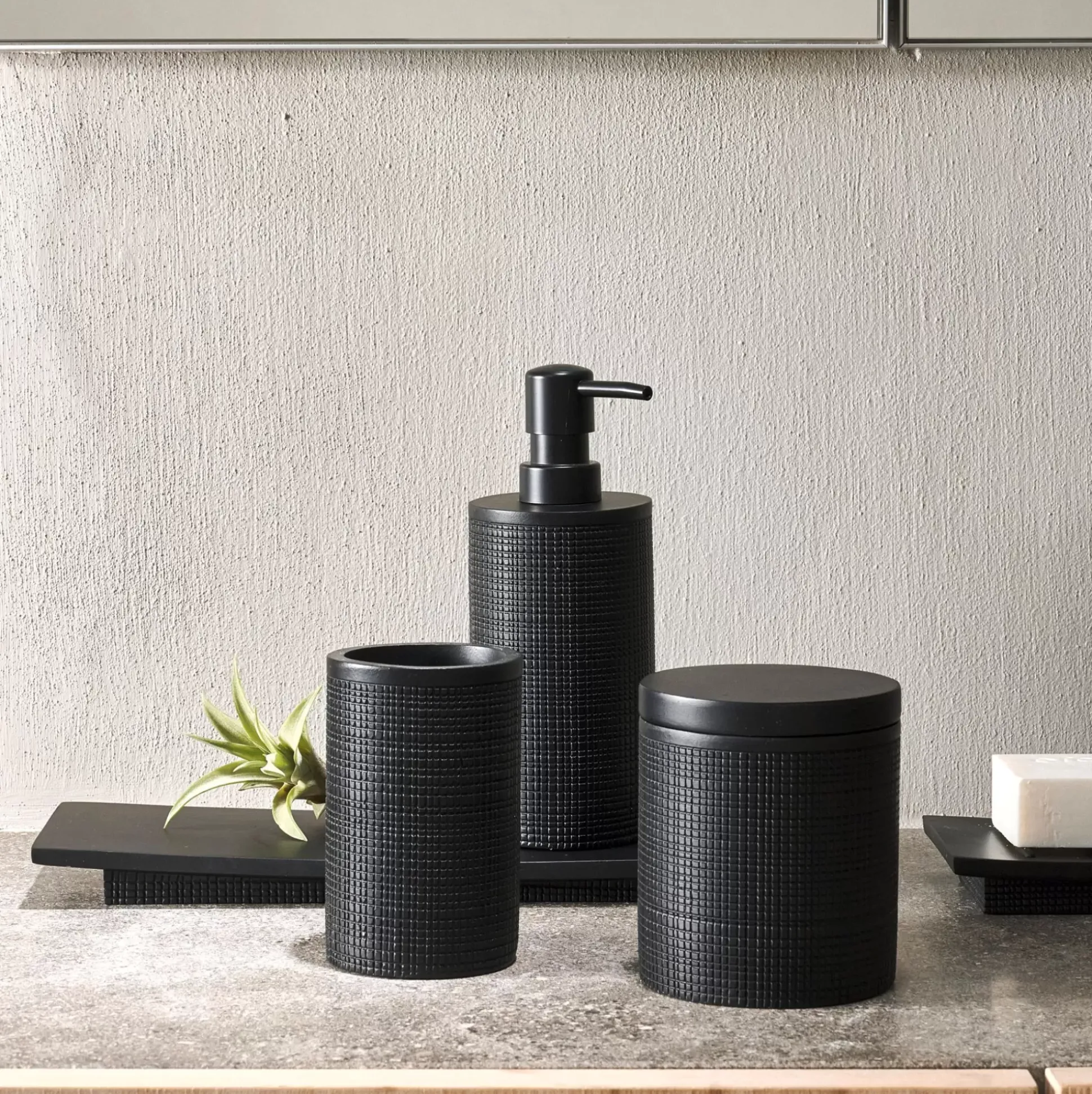 Accesorios De Tocador<CASA Samourai Jabonera Negro