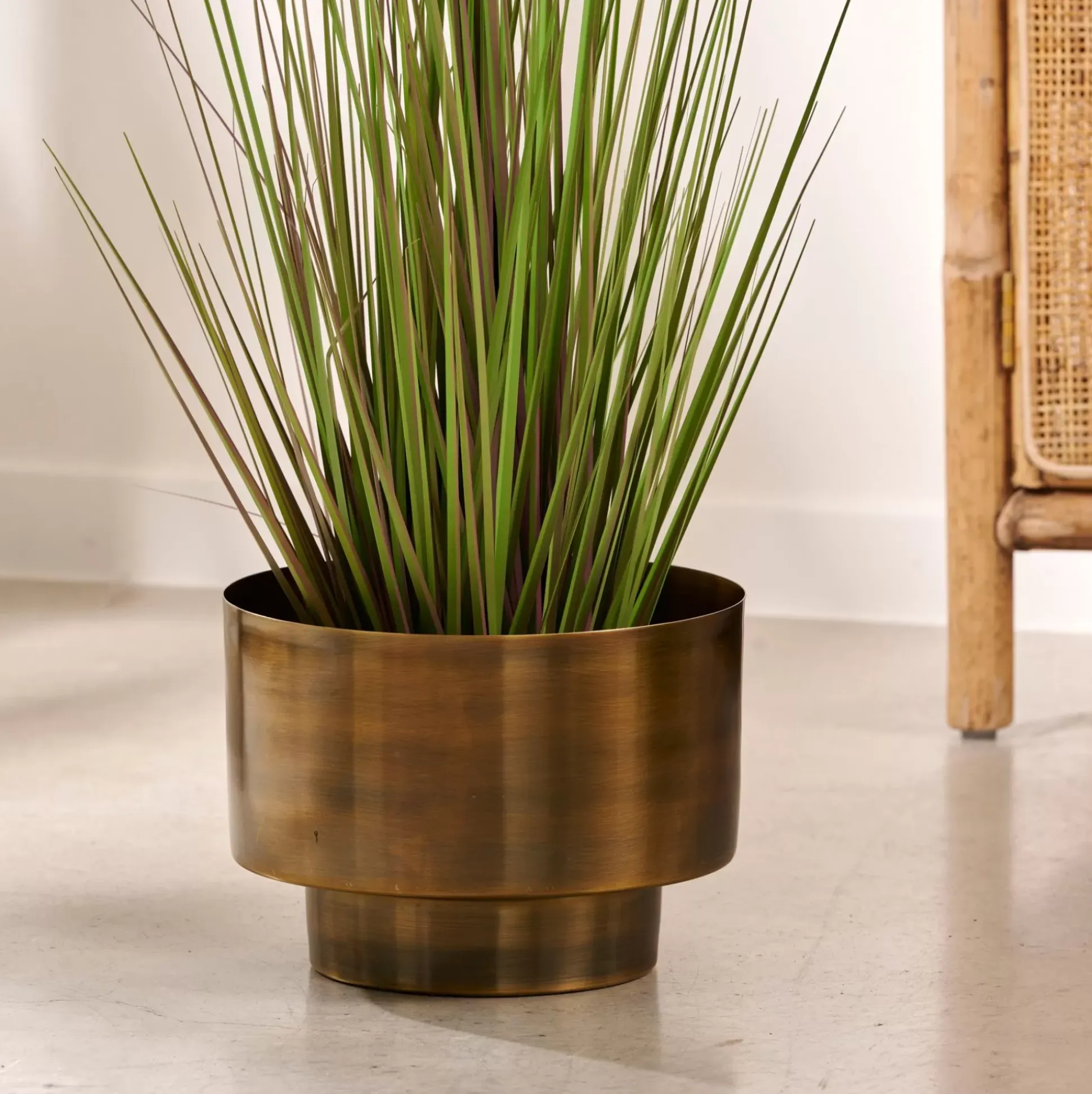 Macetas<CASA Saturn Macetero Bronceado