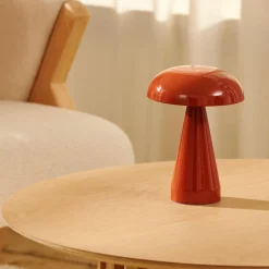 Lamparas De Mesa<CASA Shroomlight Lampara De Mesa Naranja