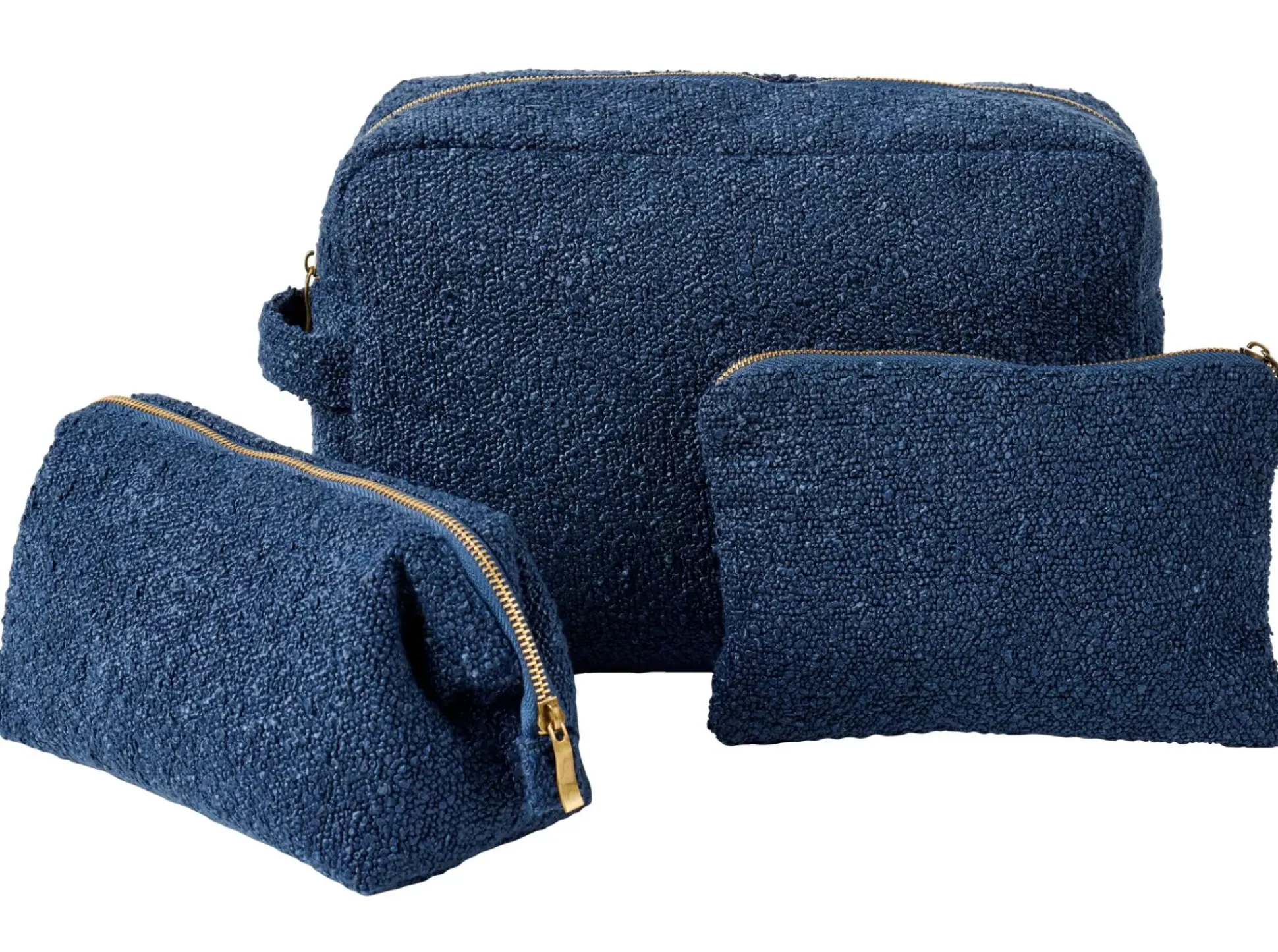 Neceseres<CASA Siera Bolsa De Maquillaje Azul Oscuro