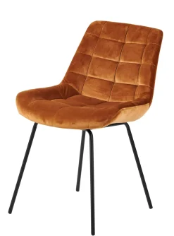 Sillas De Comedor<CASA Silka Silla De Comedor Negro, Marron