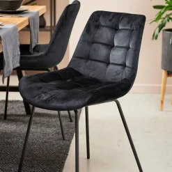 Sillas De Comedor<CASA Silka Silla De Comedor Negro