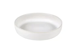 Platos<CASA Soul Ivory Plato Hondo Blanco