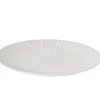 Platos<CASA Soulstripes Ivory Plato Marfil