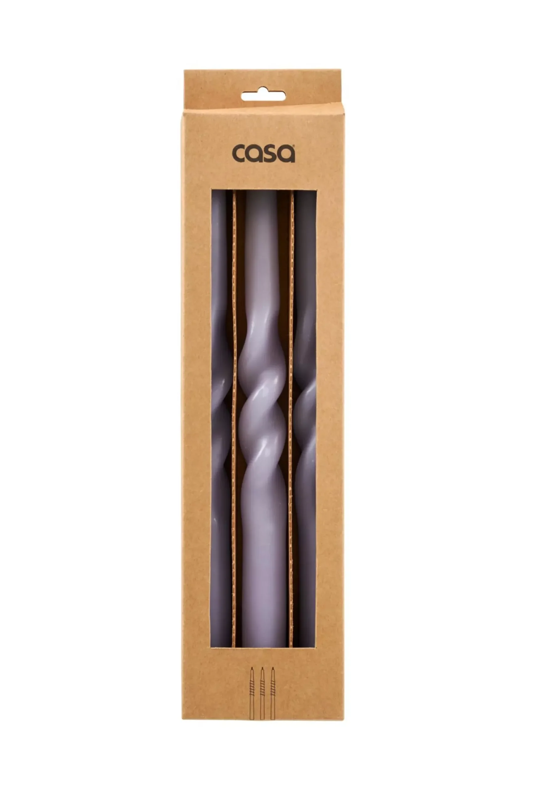 Velas<CASA Spiral Vela Morado