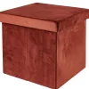 Pufs De Almacenaje<CASA Stor Puf Plegable Funcion Almac. Burdeos