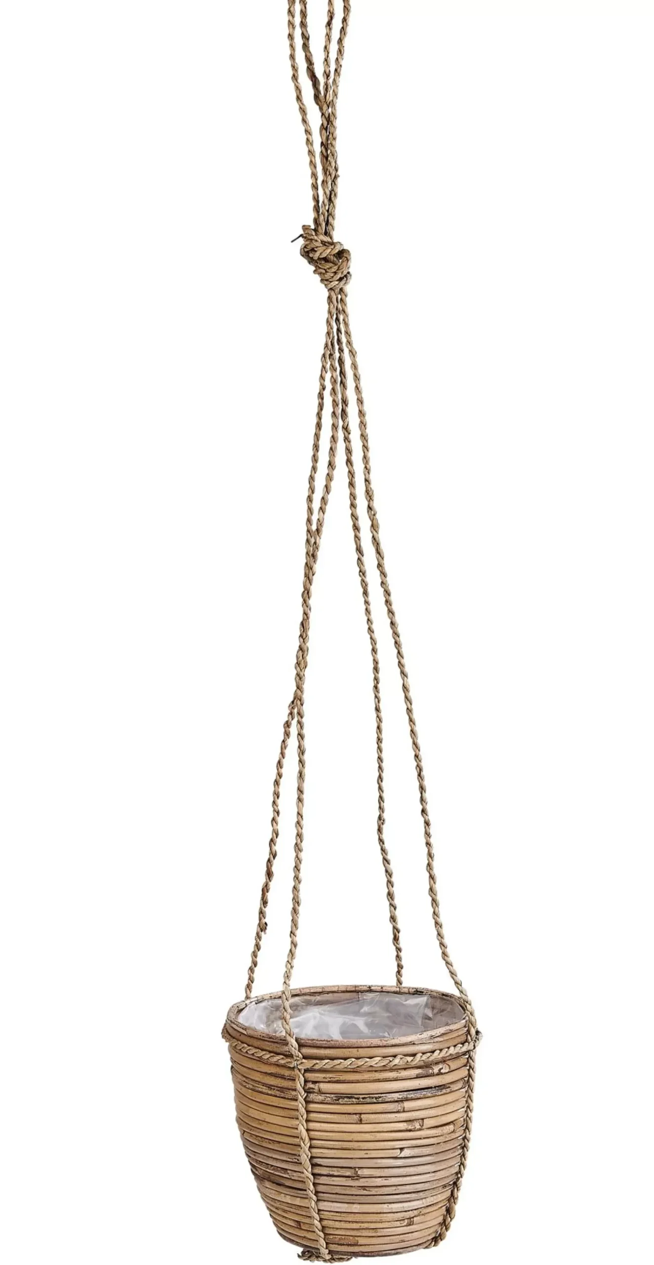 Colgadores Para Plantas<CASA Stripe Macetero Colgante Natural