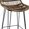 Sillas De Bar<CASA Sumatra Silla De Bar Negro, Natural