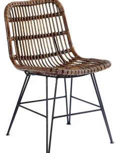 Sillas De Comedor<CASA Sumatra Silla De Comedor Negro, Marron