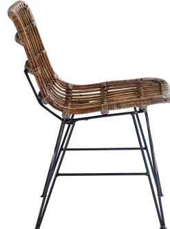 Sillas De Comedor<CASA Sumatra Silla De Comedor Negro, Marron