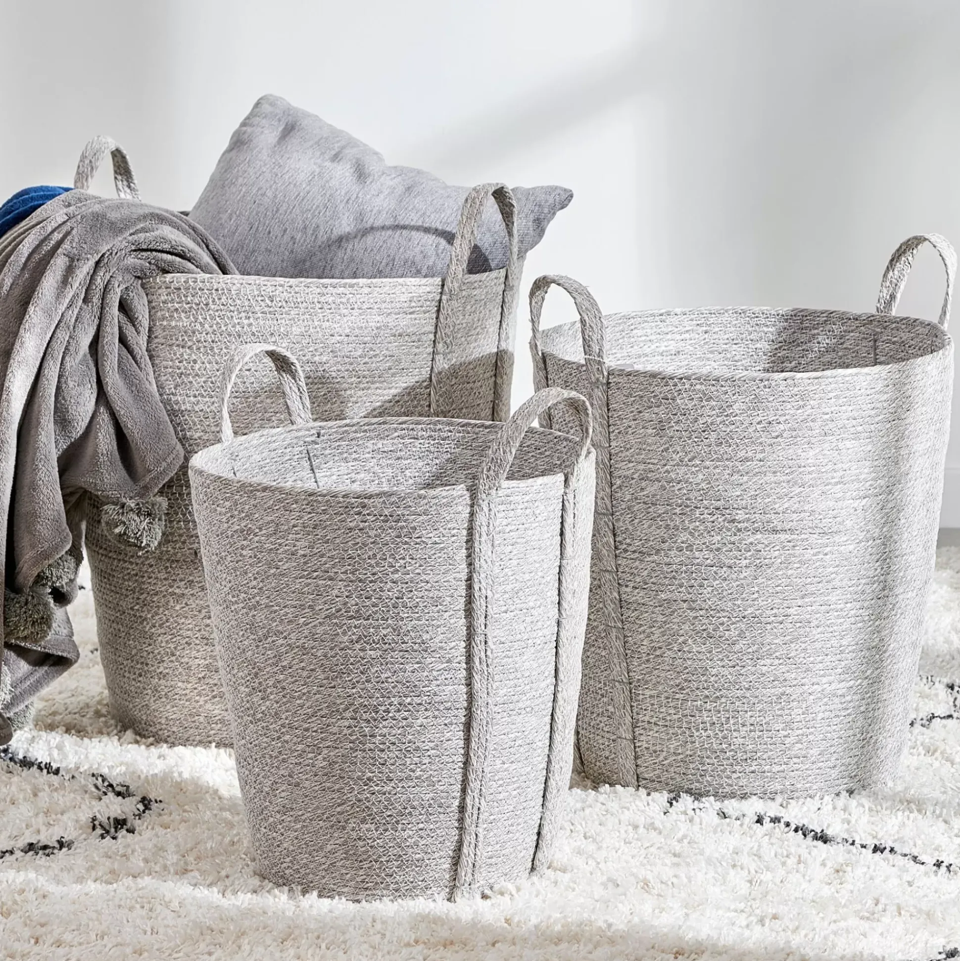 Cestas De Almacenaje<CASA Symplicity Cesta Gris Claro