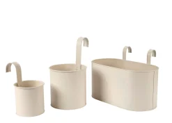 Colgadores Para Plantas<CASA Tanaman Macetero Colgante 3 Colores Blanco Apagado