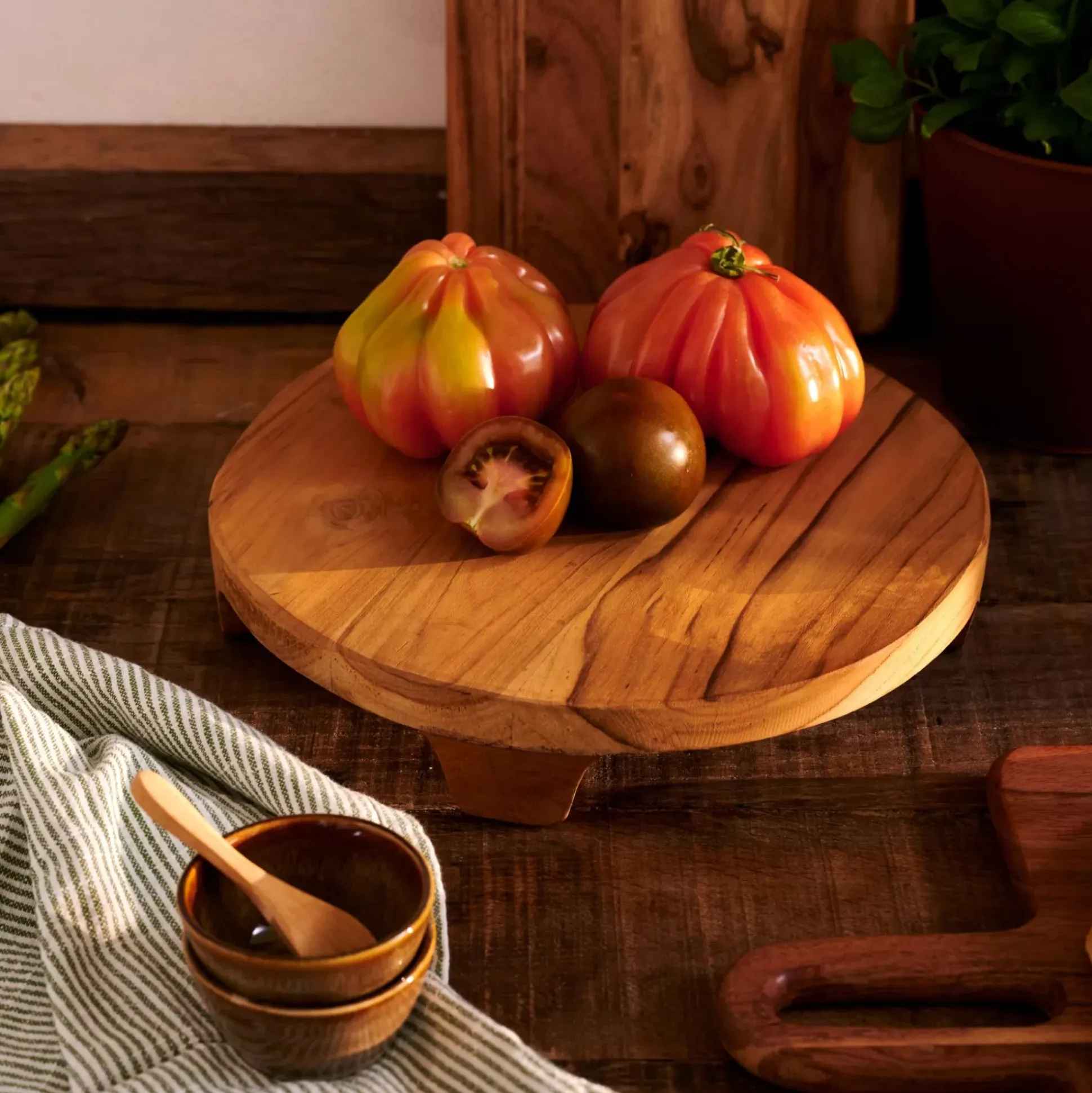 Soportes Para Plantas<CASA Teak Soporte Natural