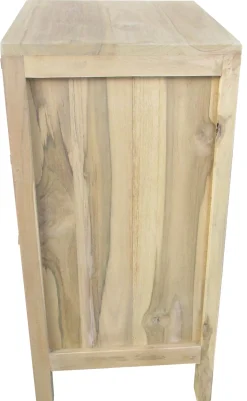 Cajoneras<CASA Teck Cajonera 3 Cajones Natural