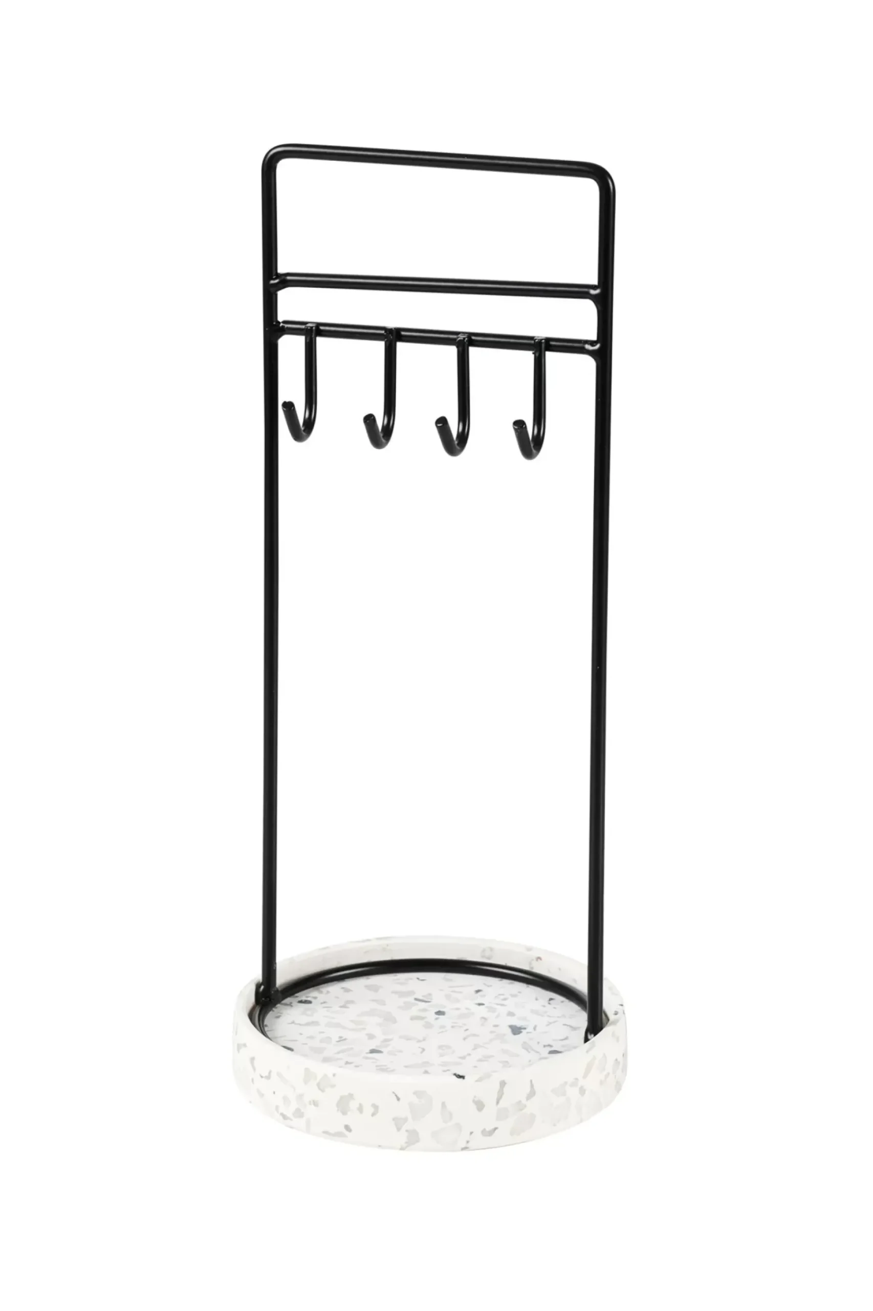 Joyeros<CASA Terrazzo Joyero Negro, Blanco, Gris