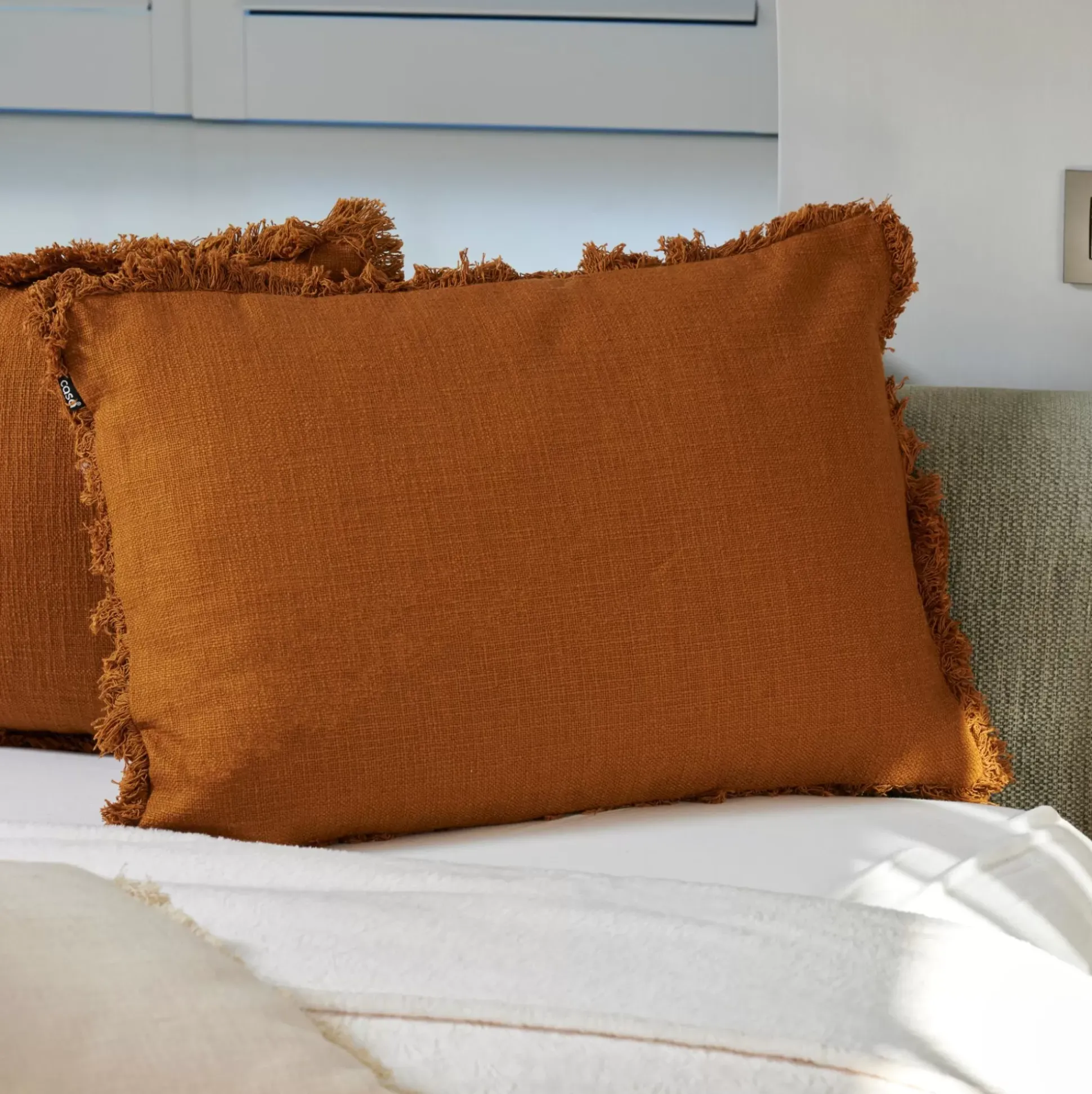 Cojines<CASA Tibe Cojin Marron