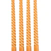 Velas<CASA Twist Velas Retorcidas Juego De 4 Naranja