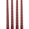 Velas<CASA Twist Velas Retorcidas Juego De 4 Rojo