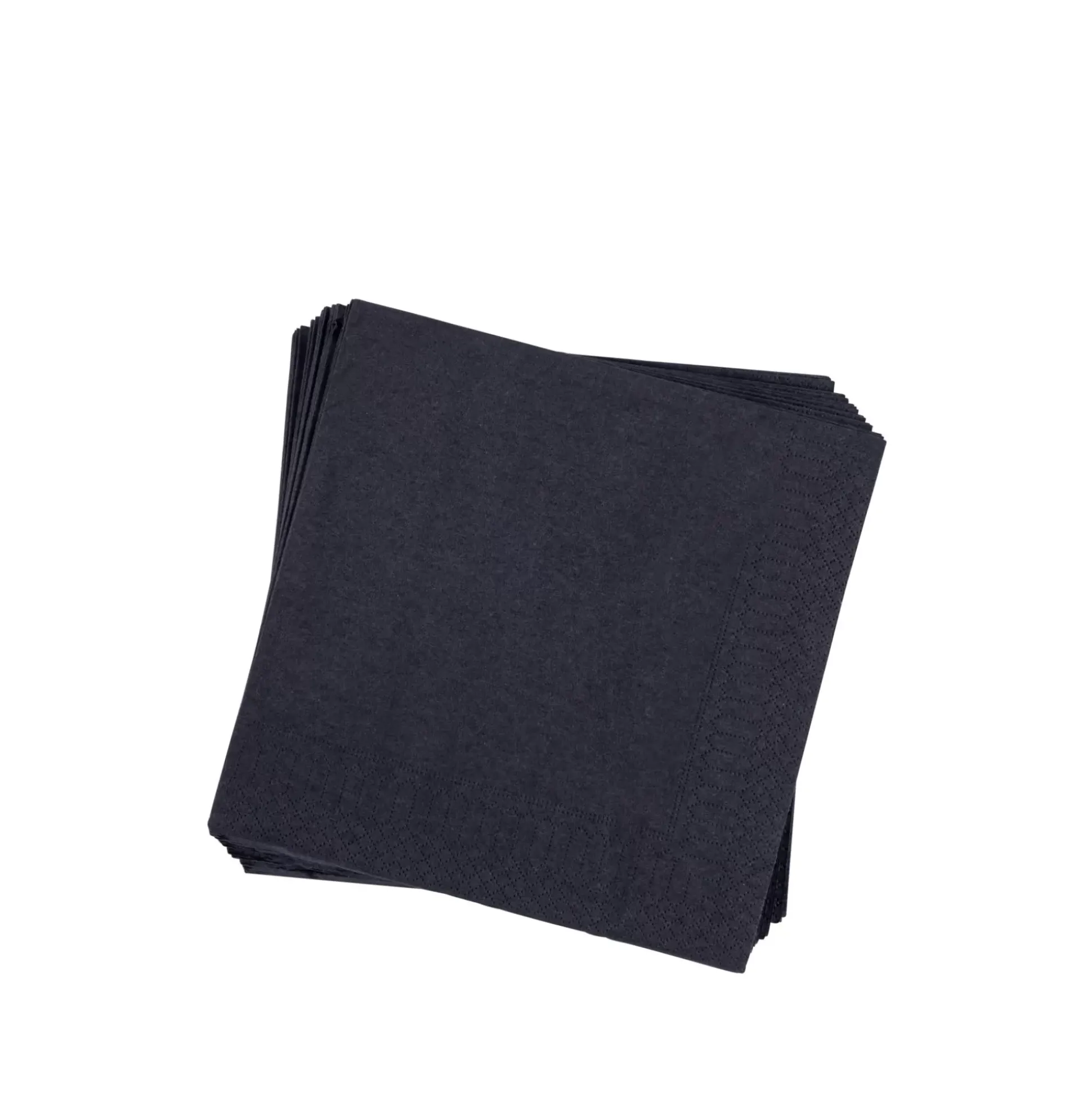 Servilletas<CASA Uni Juego De 20 Servilletas Negro