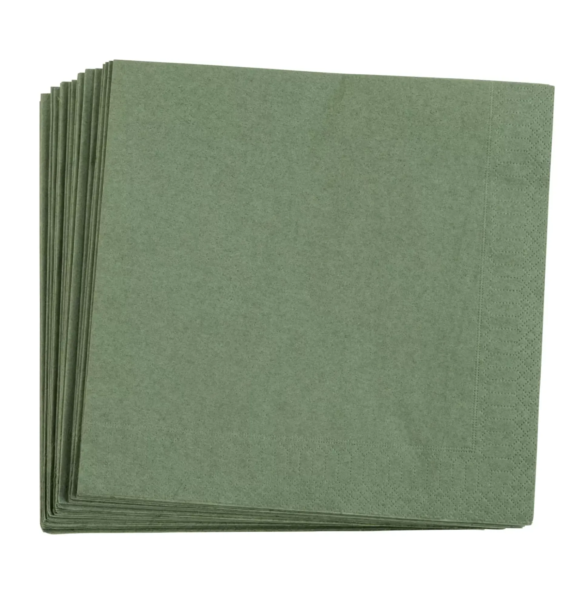 Servilletas<CASA Uni Paquete De 20 Servilletas Verde