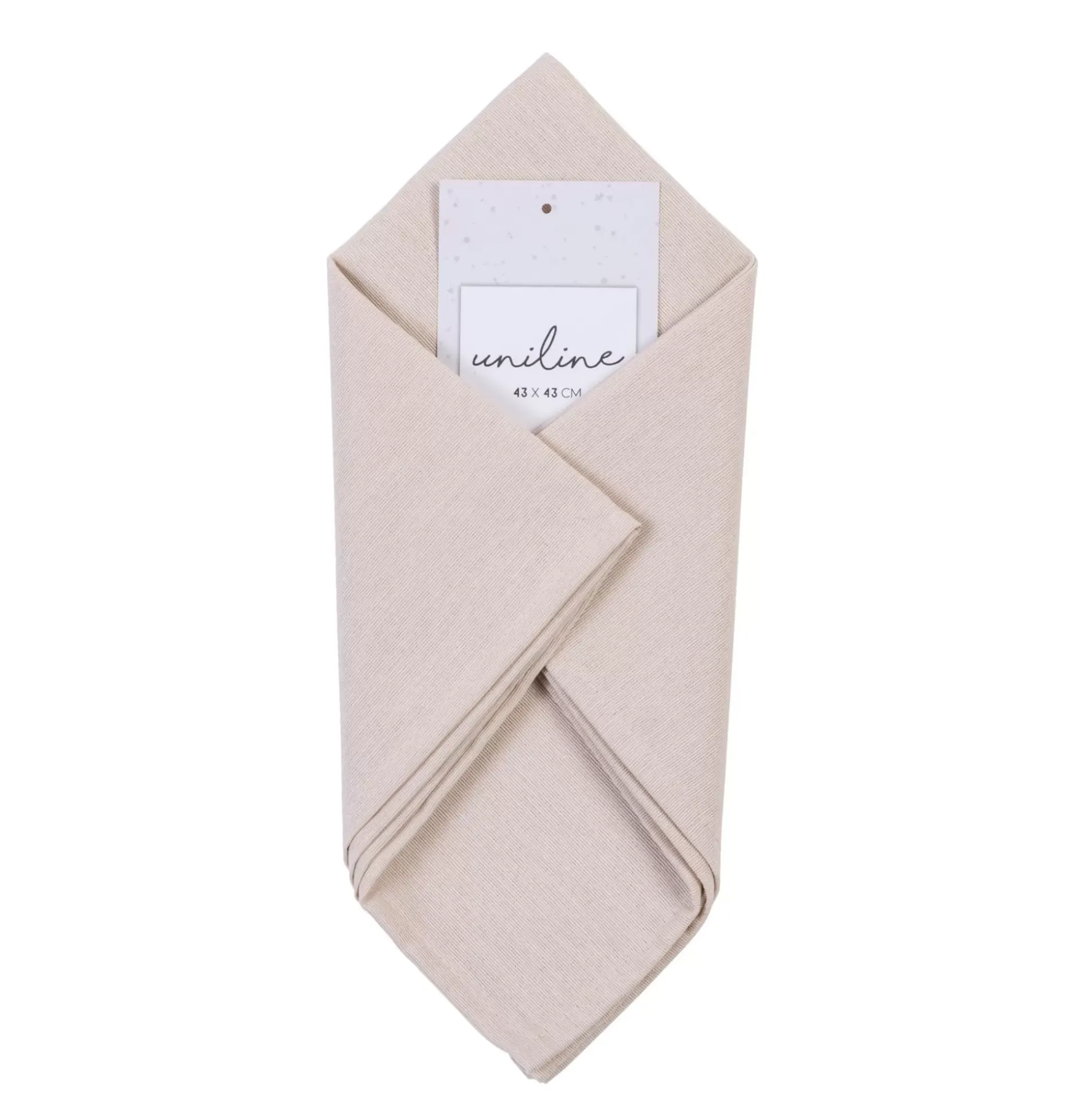 Servilletas<CASA Uniline Servilleta Beis