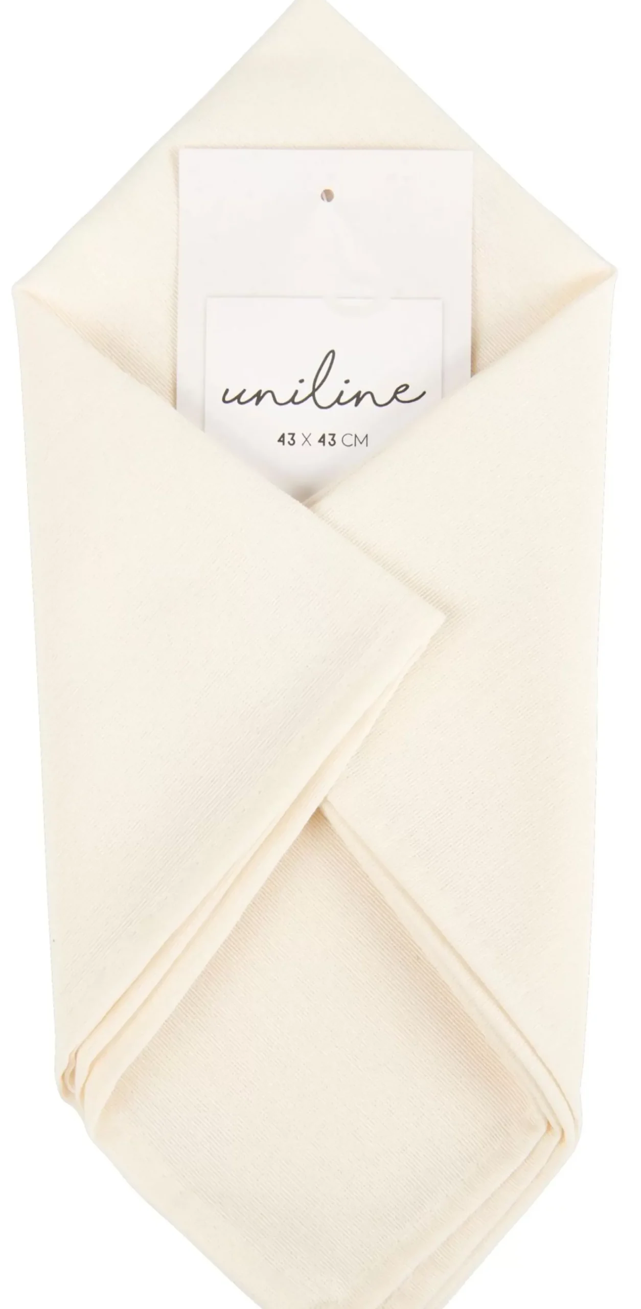 Servilletas<CASA Uniline Servilleta Blanco Apagado