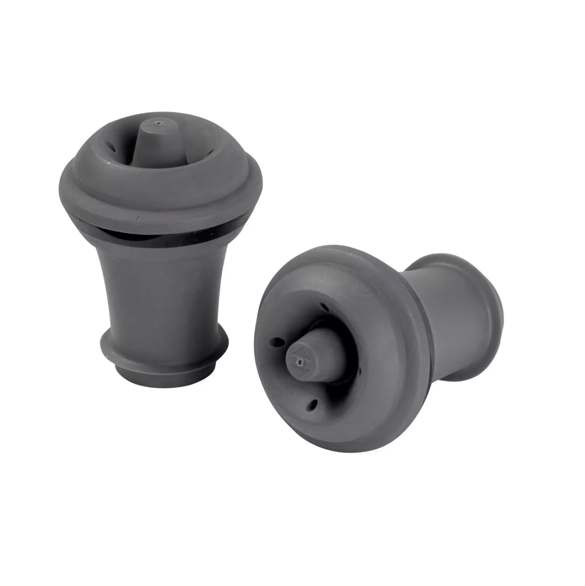Accesorios Vino<CASA Vacuvin Tapones De Vino Juego De 2 Gris
