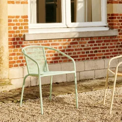 Sillas De Jardín<CASA Verona Silla Apilable Aguamarina