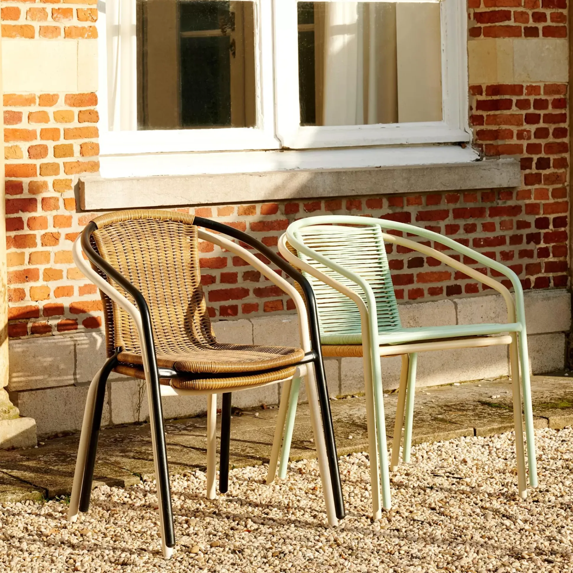 Sillas De Jardín<CASA Verona Silla Apilable Multicolor