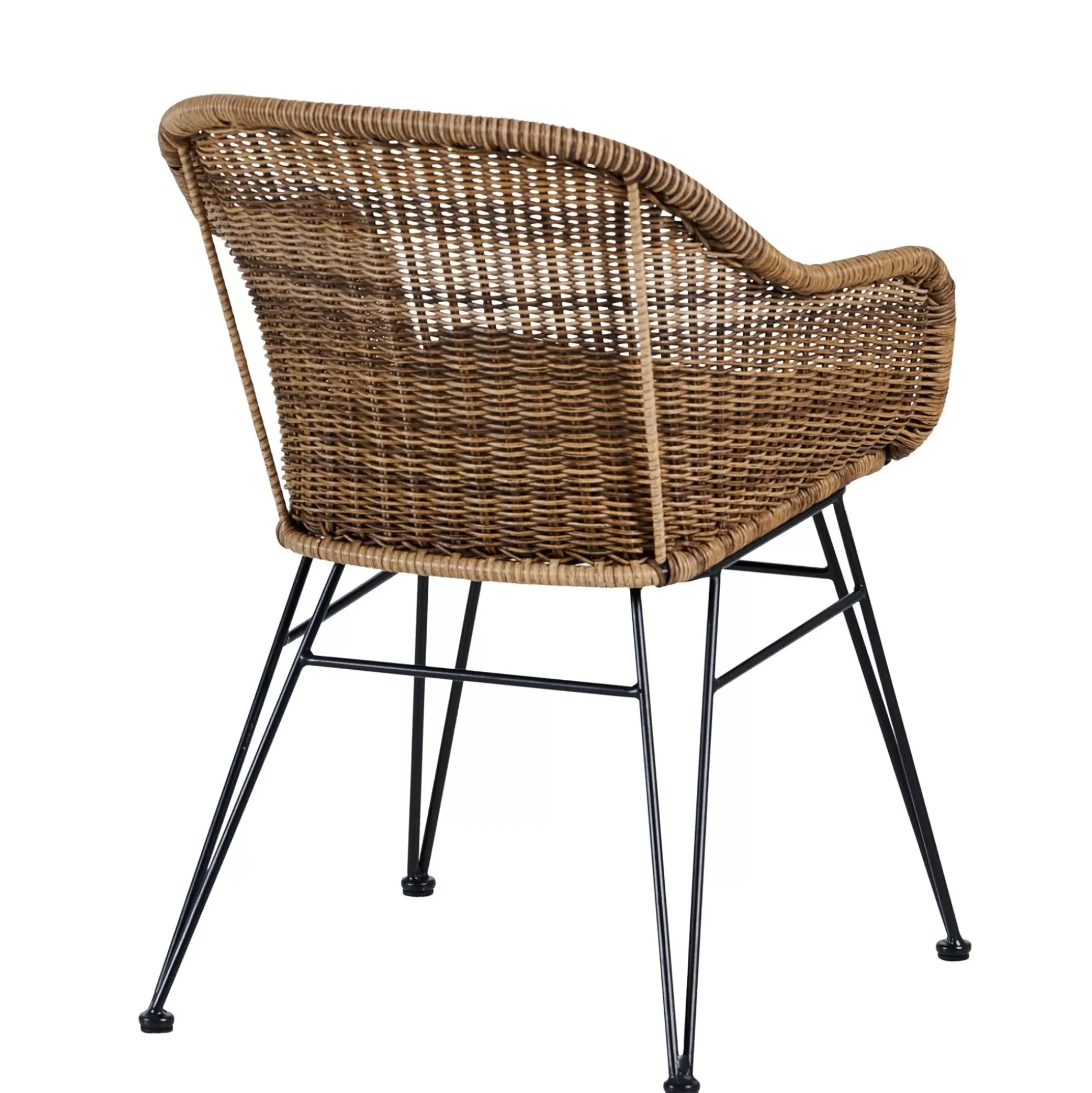 Sillas De Jardín<CASA Vienna Silla Comedor Negro, Natural