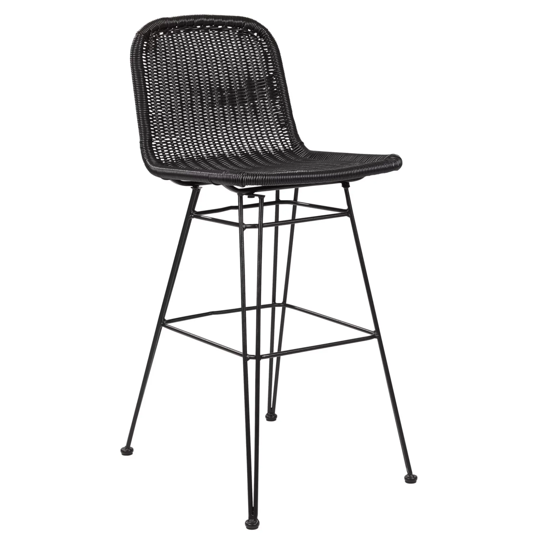 Sillas De Jardín<CASA Vienna Silla De Bar Negro