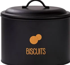 Taperes<CASA Vira Fiambrera Para Galletas Negro