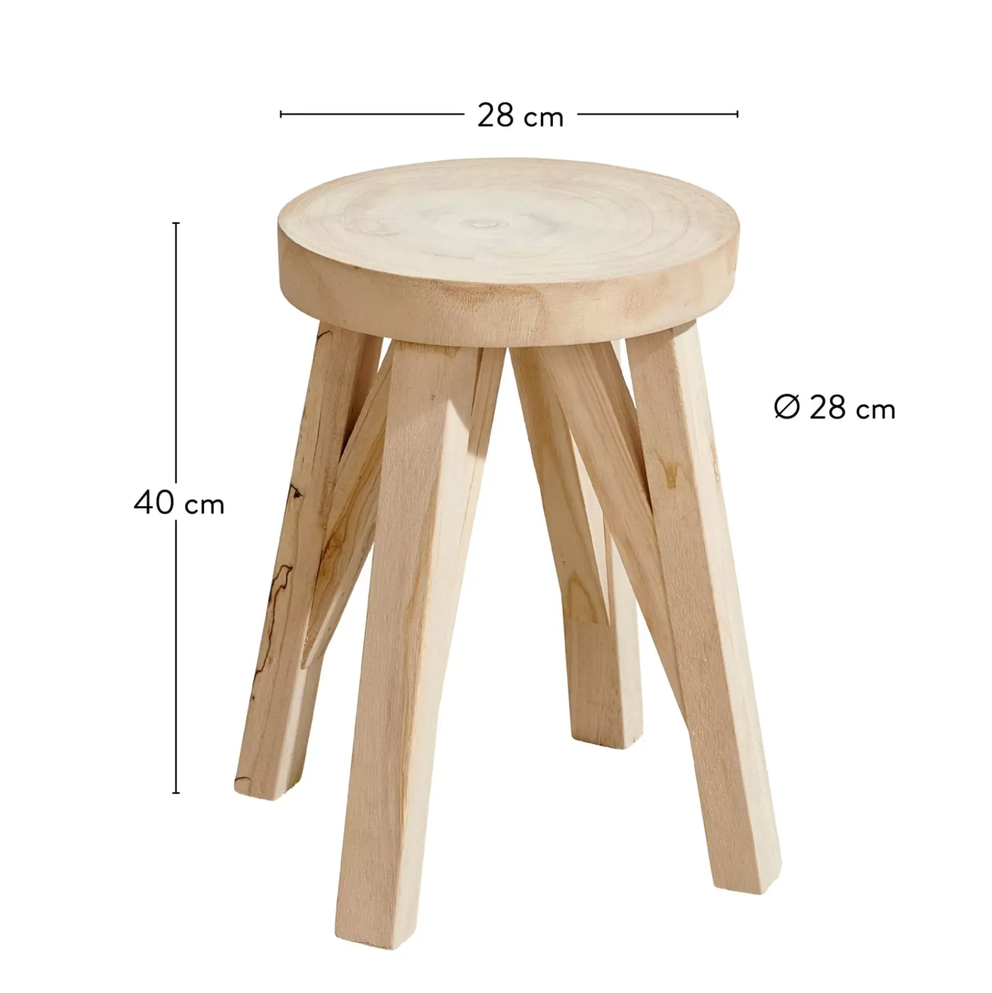 Mesas Auxiliares<CASA Xander Mesa Auxiliar Natural