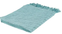 Mantas<CASA Yolanda Manta Azul Claro