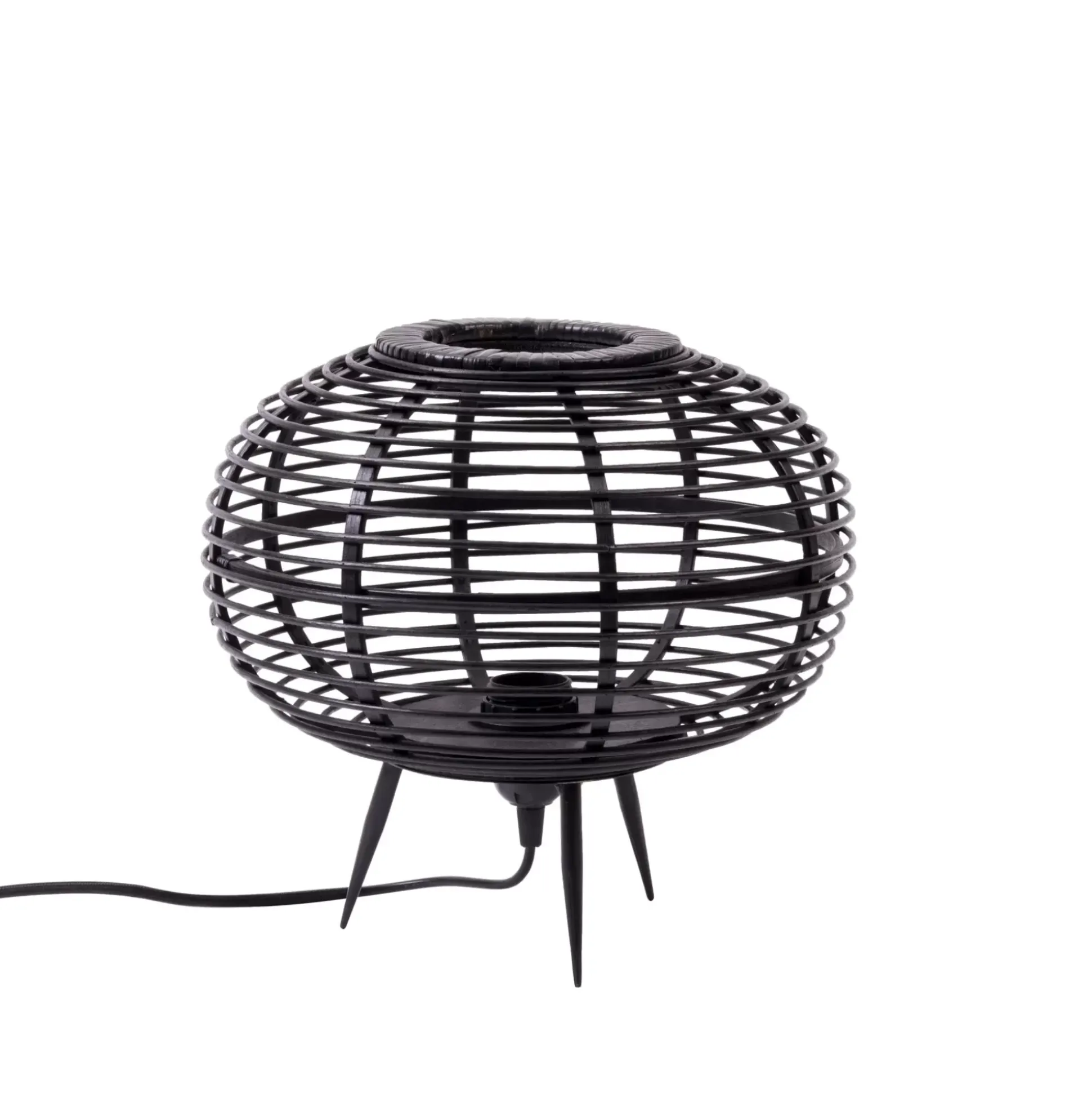 Lamparas De Mesa<CASA Zanzi Lampara De Mesa E27 Negro